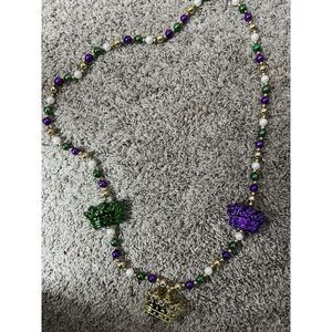 3 Crown Mardi Gras‎ Beads Party Favor Necklace
